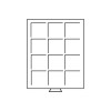Coin Box with 12 square compartments, 330574