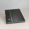Stock Book LS2/16S, 32 black pages, non-padded cover, black, 339367