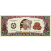 Million dollar bill "Merry Christmas From Mrs. Claus"