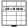 Filca ieliktņi Mini 5 x 5, 6215