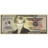 Million dollar banknote "Princess Diana"