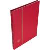 Stock Book LS2/16S, 32 black pages, non-padded cover, red, 339362