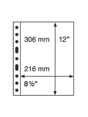 GRANDE sheet 1S, black, 333555, pack of 5 sheets