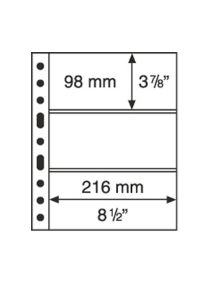 GRANDE sheet 3S, black, 305160, pack of 5 sheets
