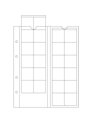 OPTIMA coin sheets M24, 319236