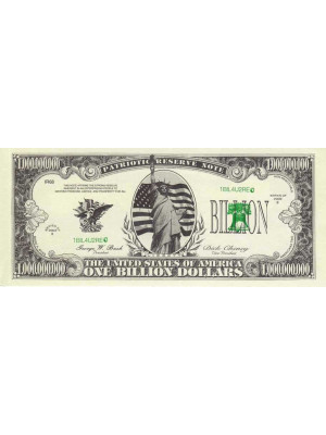 Novelty bill ONE BILLION DOLLARS