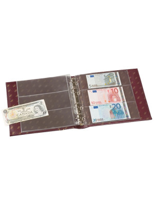 NUMIS Banknote Album with slipcase, incl. 20 pockets, blue, 317859