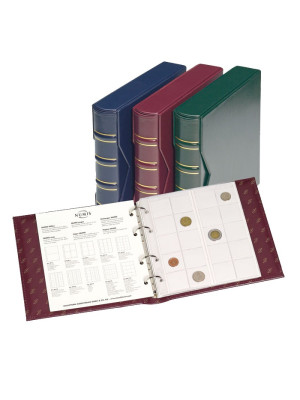 NUMIS Classic Album with slipcase incl. 5 different pockets, red 327836 