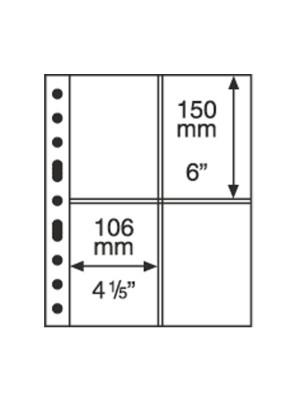 GRANDE sheet 2ST, black, 333959, pack of 5 sheets