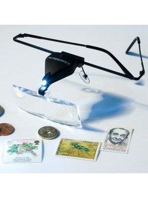 1.5x, 2.5x, 3.5x Magnifier Glasses with LED 300142