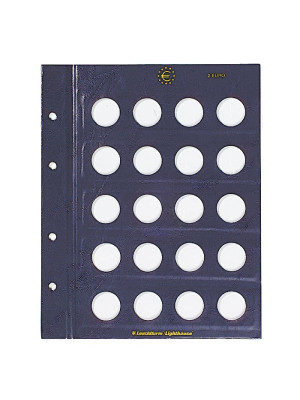 Coin sheet VISTA for 2-Euro coins, 312494