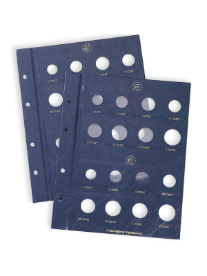 Coin sheet VISTA for Euro coin sets 315537